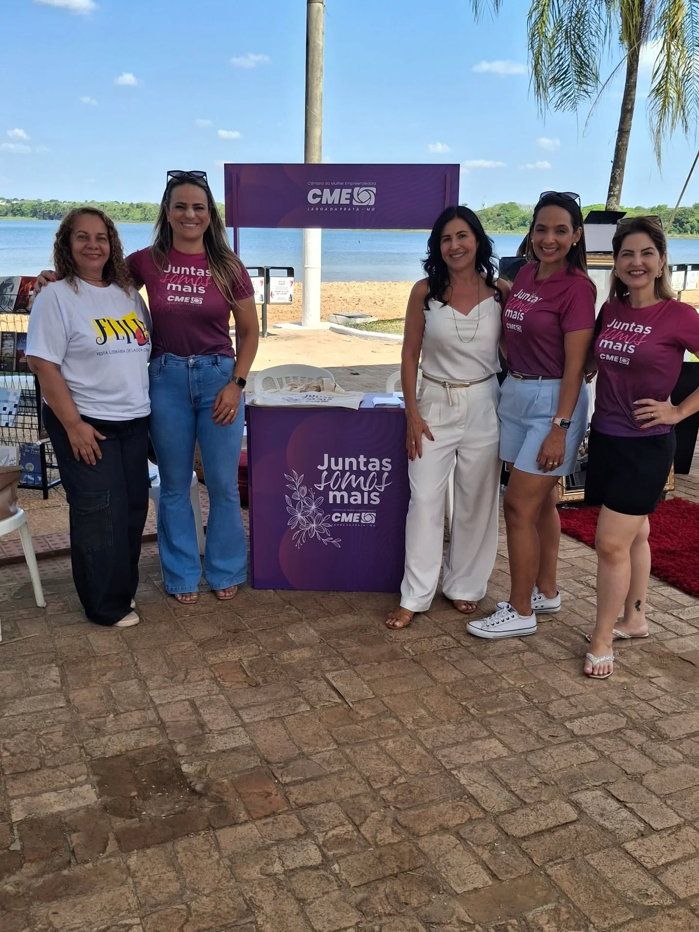 Câmara da Mulher Empreendedora de Lagoa da Prata participando da Festa Literária-FLILP.